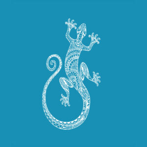 Gecko Mandala - Mini Mesh Stencils