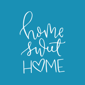 Written: Home Sweet Home - Mini Mesh Stencil