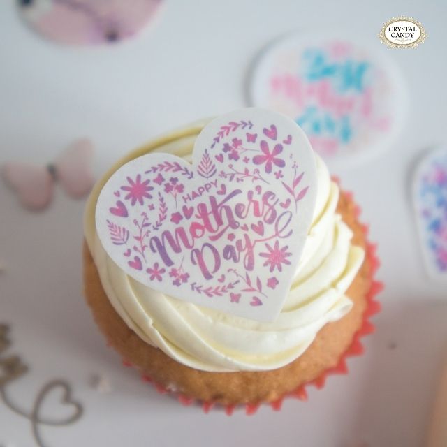 Wafer Paper Mother's Day Hearts - Image 4