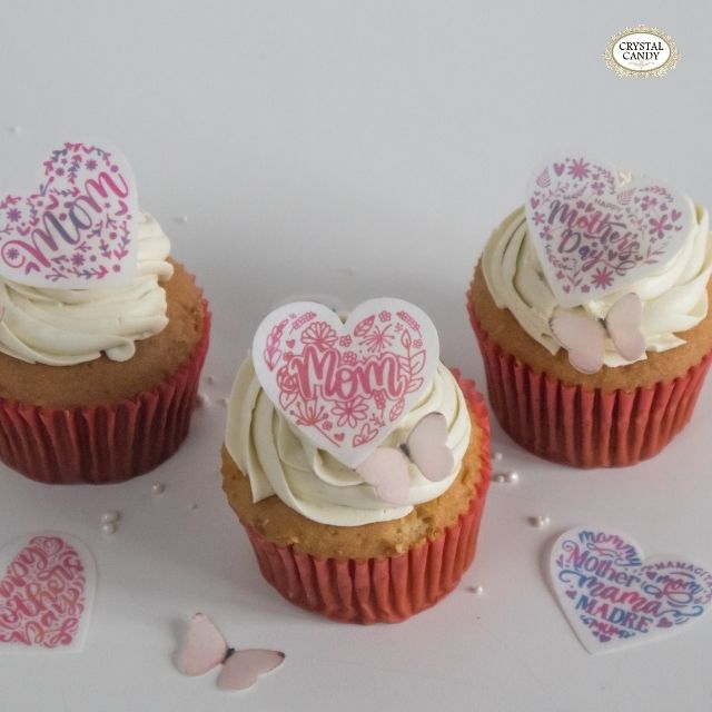 Wafer Paper Mother's Day Hearts - Image 8