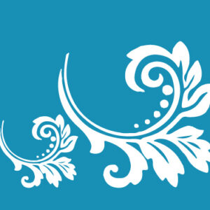 Leafy Swirls - Mesh Stencil