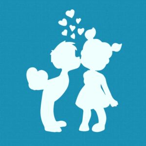 Smooches - Mini Mesh Stencil