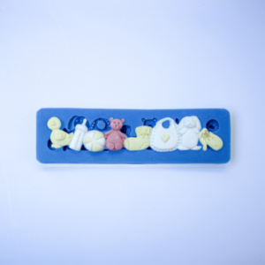 Baby Item Border- Silicone Moulds