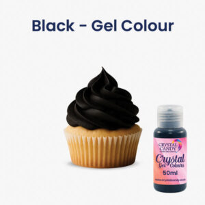 Black - Crystal Gel Colours - 50ml