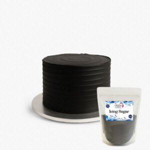 Black: Coloured Icing Sugar 500g