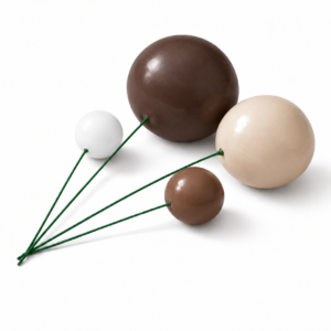 Faux Balls - Brown Mix