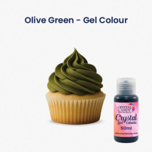 Olive Green- Crystal Gel Colours - 50ml