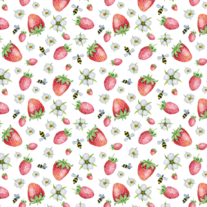 Bees and Berries-Bunting Set