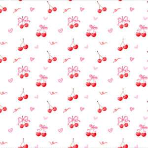 Cherry Bow-Bunting Set