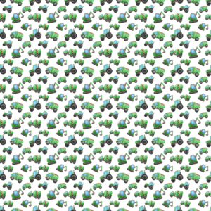 Construction Green-Bunting Set