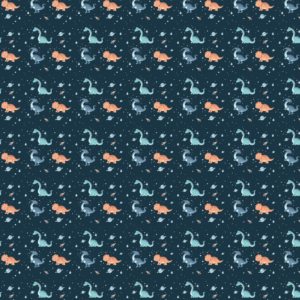 Dinos in Space-Bunting Set