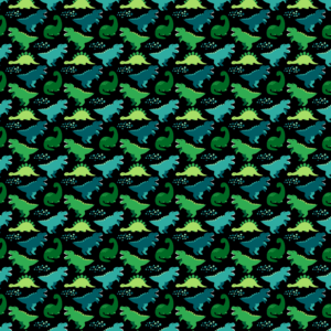 Dinos Blue and Green -Bunting Set