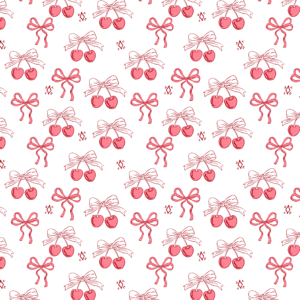 Pink Cherries-Bunting Set