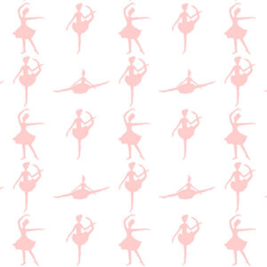 Pink and White Ballet-Bunting Set