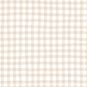 Plaid Cream-Bunting Set