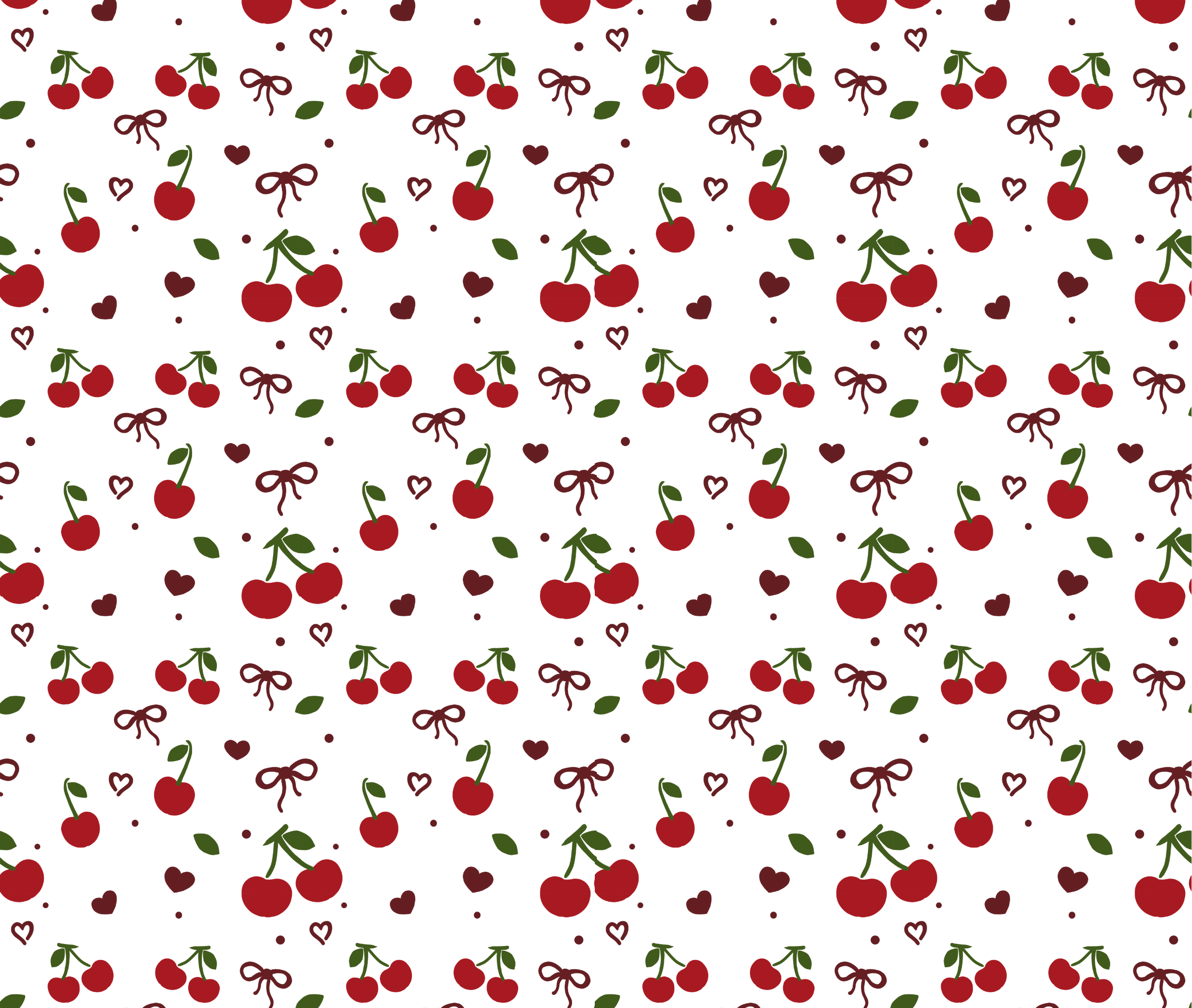 Red Cherries-Bunting Set