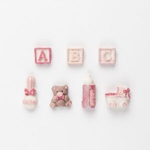 Baby Girl - Fondant Toppers