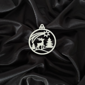 Reindeer and Shooting Stars- 3D Printed Ornaments